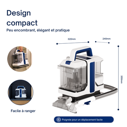 RedSteam ProClean – Injecteur-Extracteur Textile Haute Performance