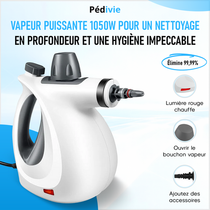RedSteam V15 Pro Nettoyeur Vapeur – Désinfection niveau hospitalier | 9-en-1 & Zéro Toxique