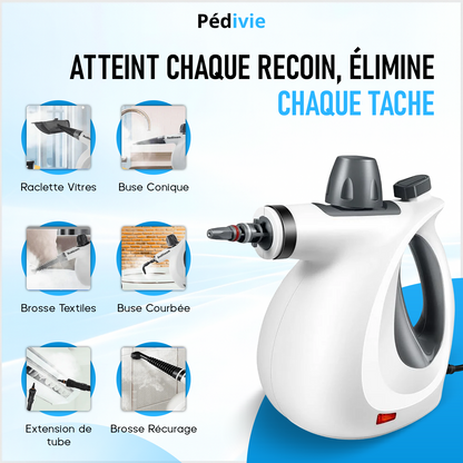 RedSteam V15 Pro Nettoyeur Vapeur – Désinfection niveau hospitalier | 9-en-1 & Zéro Toxique