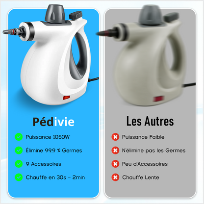 RedSteam V15 Pro Nettoyeur Vapeur – Désinfection niveau hospitalier | 9-en-1 & Zéro Toxique